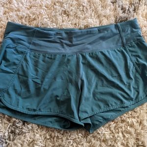 Lululemon teal shorts